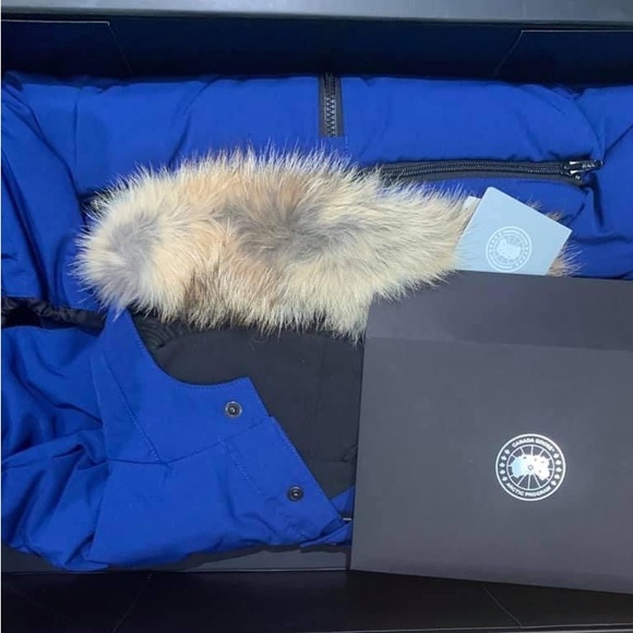 Canada Goose Fawn Bunting. Baby car seat cover. Pacific Blue. Like New. - Picture 2 of 8